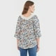 thumbnail image 2 of Blusa Mujer Macramé Ecru Print Corona, 2 of 5