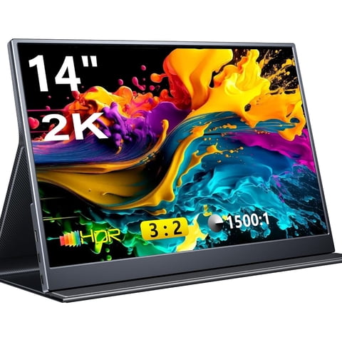 Pornitor - Monitor Portátil P142 14 Qhd Ips 2160X1440 Dual