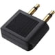 thumbnail image 2 of Juego de 2 adaptadores para auriculares, metal, 3,5 mm, negro/dorado, 2 of 5