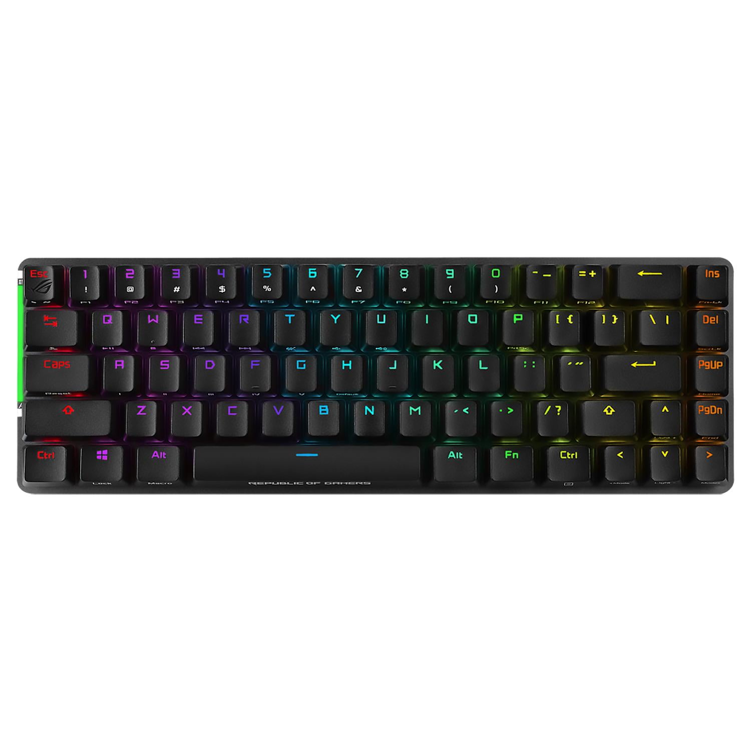 Teclado Gamer Mecánico Asus M601 Rog Falchion Switch Rog Nx Brown Inalámbrico Rgb