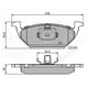 thumbnail image 2 of Pastillas Freno para auto Volkswagen Polo 2002-2009 Delantero, 2 of 3