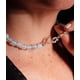 thumbnail image 3 of Gargantilla choker piedra luna natural plata 925 Terranova, 3 of 3