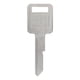 thumbnail image 2 of Llave en blanco Hillman GM10 Automotive de latón de una cara, 2 of 2