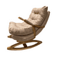 thumbnail image 2 of Silla Mecedora Coquette Con Apoya Brazo Beige Lino, 2 of 3