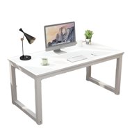 Crusec - Escritorio De Estudio Para Home Office 120X60X75 Blanco/Blanco