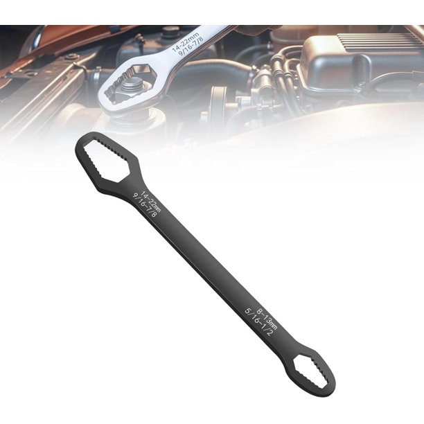 Llave autoajustable doble extremo 8-22mm acero cromo vanadio coche hogar