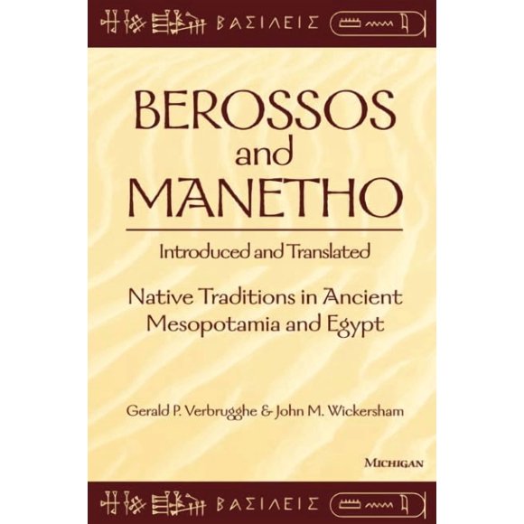 Libro University of Michigan Press: Berossos y Manetho