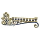 thumbnail image 4 of Candelabro Retro Menorah Religions 9 Ramas Candelabro Centro De Mesa, 4 of 5