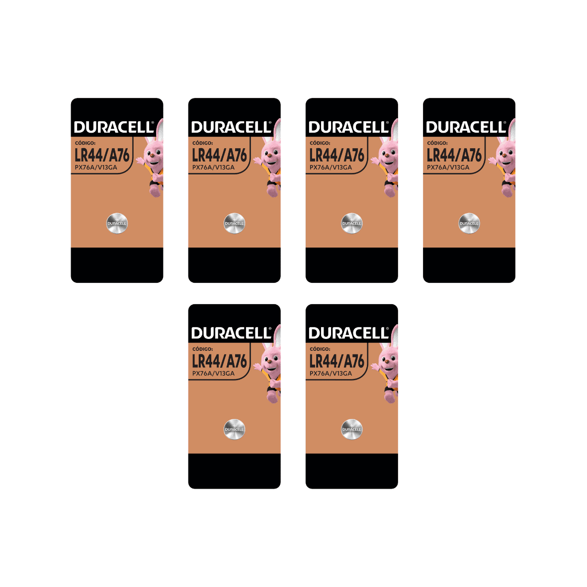 Pila Duracell 76/lr44, (6 Pilas, Dura Más)