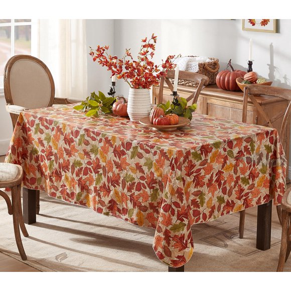 Mantel Newbridge 152 × 259 cm Hojas de Otoño Vinilo
