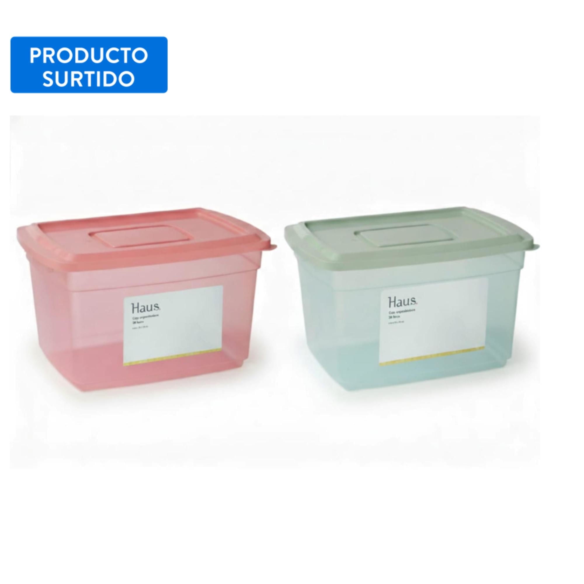 Haus - Caja Organizadora 30L Polipropileno, Color Surtido