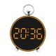 thumbnail image 3 of Reloj Despertador Digital Moderno Con Luz Ambiental Para Sala De Estar, Oficina, Mesita De Noche, Color Naranja, 3 of 3