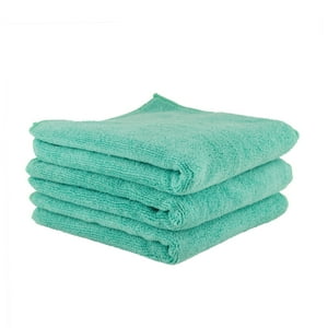 Chemical Guys - Set De 3 Toallas De Microfibra De 16""X16"" Workhorse (Verde)