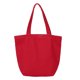 thumbnail image 1 of Bolsa de Lona con Cierre de Cremallera, Bolsa de Compras de 10.2" x 3.9" con Asas para Regalos de Cumpleaños, Rojo, 1 of 6
