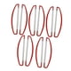 thumbnail image 5 of 10 Postes Enrollables Para Pancartas Enrollables, Hechos A Mano, Para Celebraciones En Vivo, Color Rojo, 17 Cm, 5 of 5