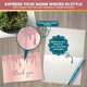 thumbnail image 4 of Pack de 24 Tarjetas de Agradecimiento Decorably con Brillo Rosa Dorado, 4 of 6