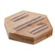 thumbnail image 3 of Soporte De Madera Para Exhibición De Anillos, Organizador De Joyas Con 3 Ranuras, Soporte Para Anillos, Color Beige, 3 of 3