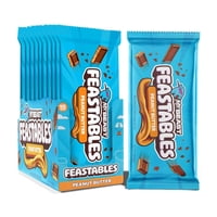Barritas Mr. Beast Mantequilla Maní Feastables 10 X 60 G