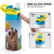 thumbnail image 4 of Los Croods Botella de Agua con Tapa Pop Top de Un Toque, Acero Inoxidable, a Prueba de Fugas, para Deportes, Botella Infantil azul 12 oz, 4 of 6