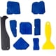 thumbnail image 1 of Juego de 9 herramientas de calafateo, raspador de silicona, herramienta para calafateo y lechada, kit de limpieza de acabado de sellador para baños, cocinas y marcos., 1 of 7