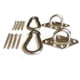 thumbnail image 1 of Kit para colgar hamacas de alta resistencia con capacidad de 1000 lb, ganchos ultraduraderos para hamacas, mosquetones para soportes de hamacas, hamacas, columpios, múltiples ganchos de suspensión par, 1 of 7