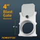 thumbnail image 2 of Blast Gate POWERTEC 70135V para colector de polvo de 4 pulgadas, 2 of 9