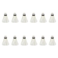 Magideal - Volantes De Bádminton, Suministros Para Pájaros De Bádminton, Accesorios, Pelotas De Entrenamiento Profesional, Pelotas De Bádminton Para Principiante 12 Piezas