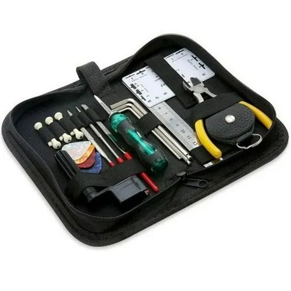 Kit Herramientas Reparacion Mantencion Guitarras, 22 Piezas
