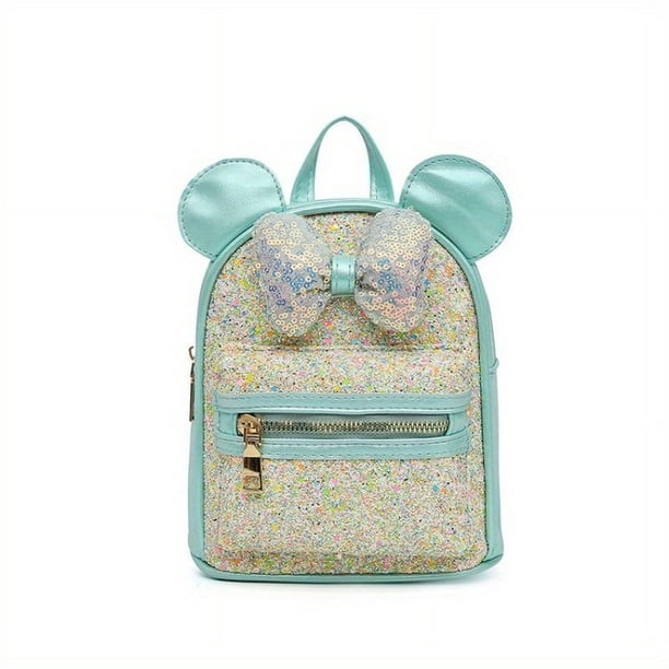Children's Sequin Backpack Fashion Casual Cute Kindergarten School Bag PU Waterproof Lightweight Backpack