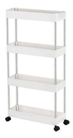 Genérico - Estante Organizador Con Ruedas 4 Niveles Para Cocina
