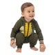thumbnail image 2 of Conjunto Bebe Niño Algodon Con Capucha Dinosaurio Cocodrilo, 2 of 3