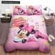 thumbnail image 1 of 2/3pcs Duvet Cover Minnie Mouse Bow Pink Cute Teen Children Adult Room Cartoon Bedroom Decoration Bedding Set Single Double King Bed Sheets, 1 of 5