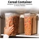 thumbnail image 3 of Recipiente de almacenamiento de alimentos Shazo, paquete de 2 unidades, 6,3 L, plástico sin BPA, 3 of 9