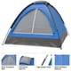 thumbnail image 3 of Tienda de campaña Wakeman Outdoors para 2 personas con funda para lluvia y bolsa, color azul, 3 of 8