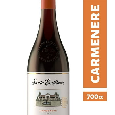 Vino Tinto Carmenere 13.5° Botella 700 Ml Santa Emiliana