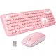 thumbnail image 1 of Teclado y mouse inalámbrico FOPETT V2020 rosa 104K 2.4G, 1 of 3