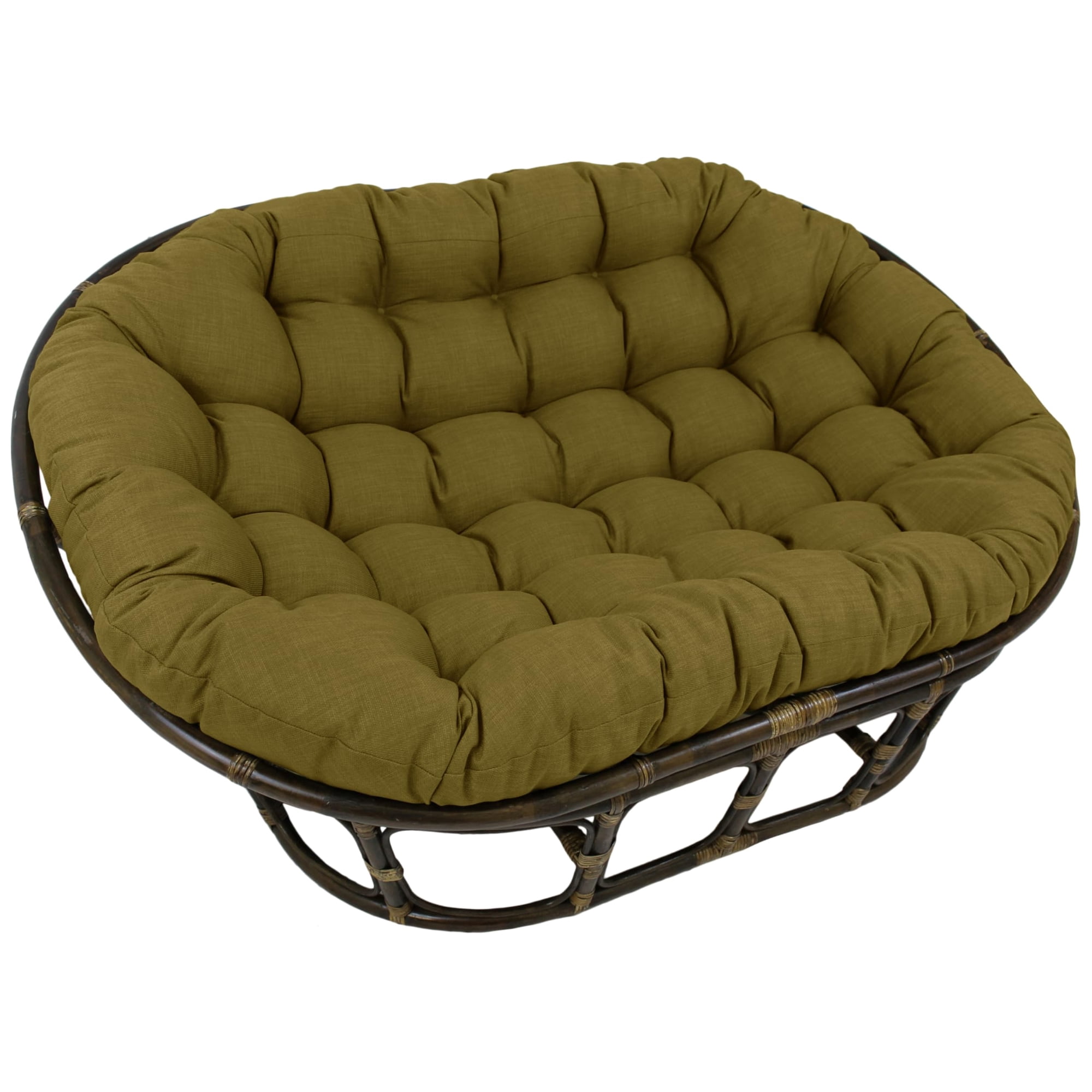 Blazing Needles - Agujas Acolchadas Con Mechones Lisos Para Exteriores, Doble Papasan