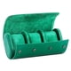 thumbnail image 1 of Estuche De Viaje Con 3 Ranuras Para Relojes, Organizador Clásico De PU Para Collar, Viaje, Verde, 1 of 5