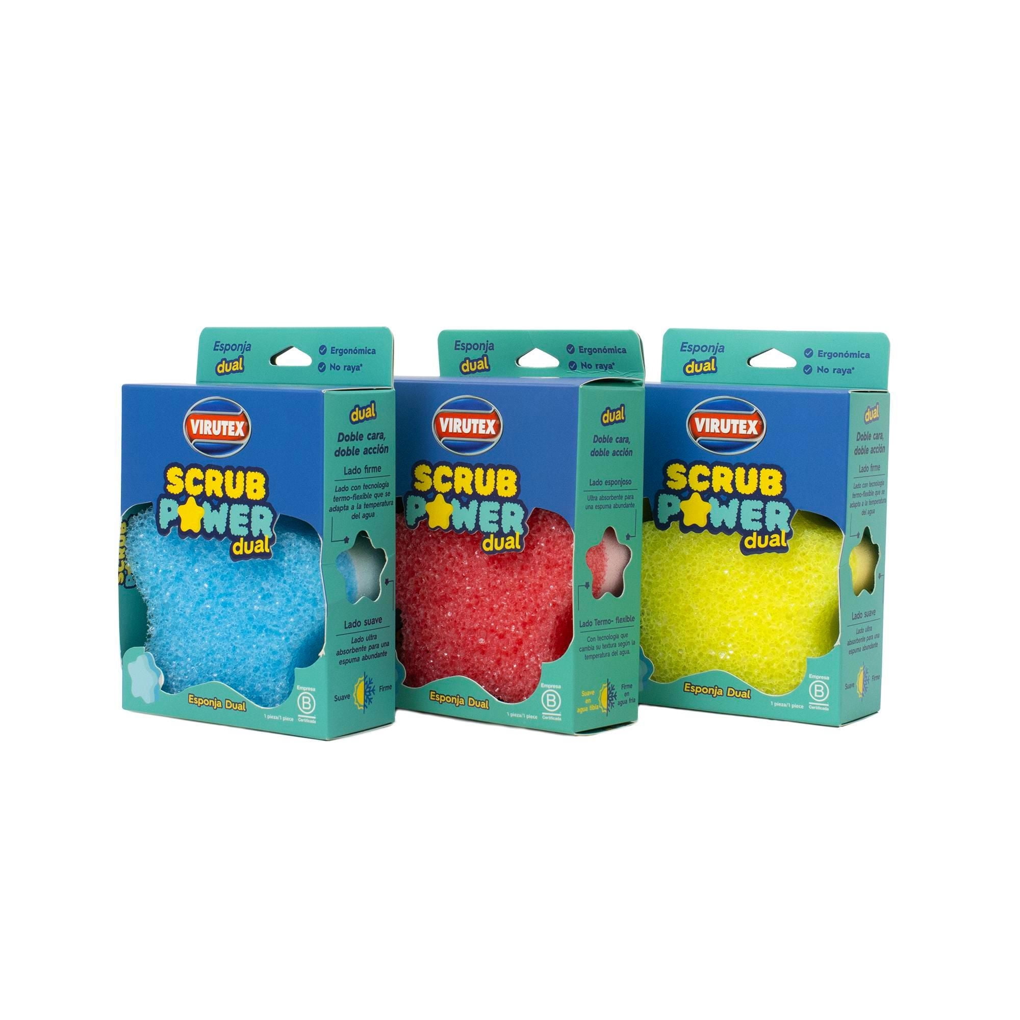 Esponja Scrub Power, Producto Surtido 1 Un Virutex