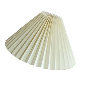 Ioensy - Pantalla Plisada Tela Mesa Techo Pantalla Dormitorio Tela Beige