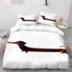 thumbnail image 1 of Dachshund Slingshot Character Theme Bedding Set | Includes 1 Duvet Cover and 2 Pillowcases Soft and Comfortable, 1 of 1