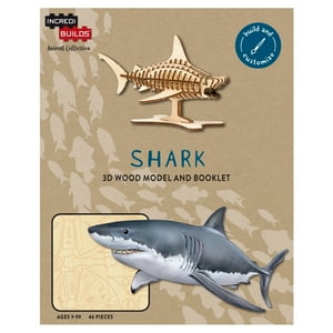 Insight - Animal Collection Tiburon Modelo Armable En Madera