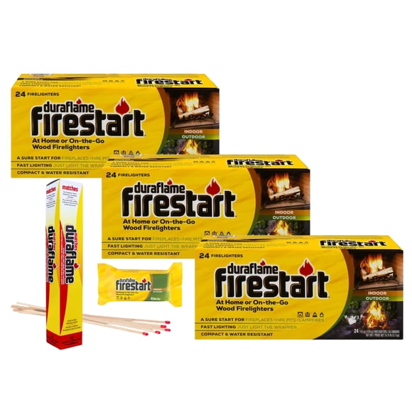 Fire Starter Duraflame para uso interior/exterior (72 unidades)