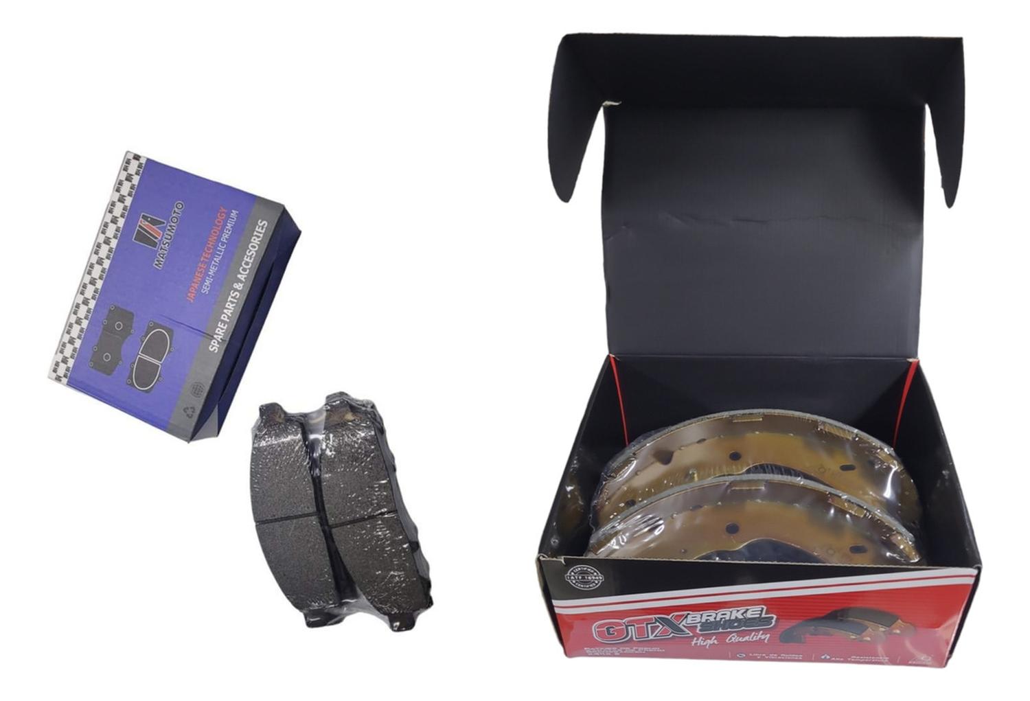 Genérico - Kit Pastillas + Balatas Mitsubishi L200 2.4/2.5/3.2 (06-25)