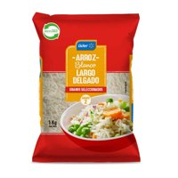 Arroz Grado 2 Grano Largo Y Delgado Bolsa 1 Kg Lider