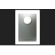 thumbnail image 1 of Placa de ventana Deflect-O Jordan de aluminio plateado/blanco de 10 cm de diámetro, 1 of 2
