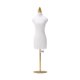 thumbnail image 3 of Vestido De Mu?eca Forma De Costura De Estante Mannequín Para Escaparate De Dise?o De Disfraces Mostrando M Y Gold Base, 3 of 5