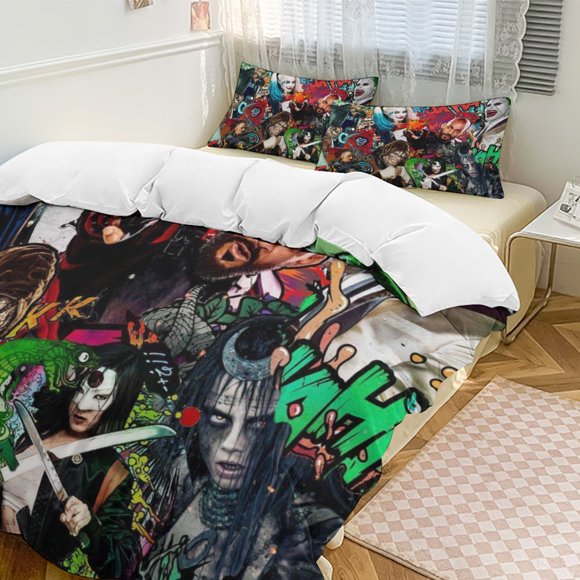 Suicide Squad 3-Piece Bedding Set Soft Warm And Comfortable Bed Set