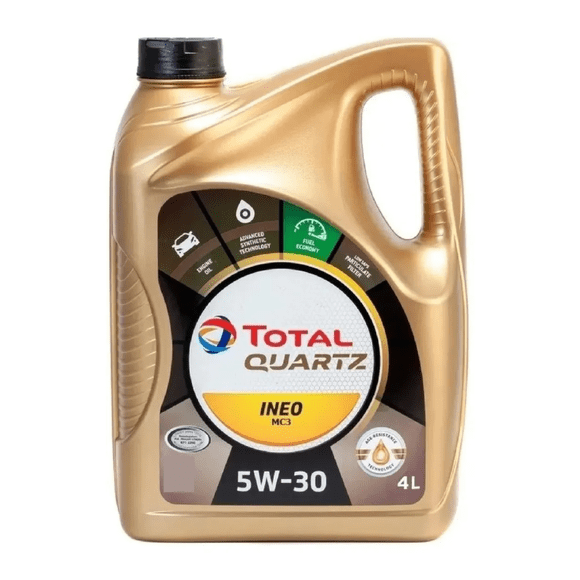 Aceite Motor Total Quartz 5w30 Ineo Mc3 Dexos2 Dpf 4 Litros