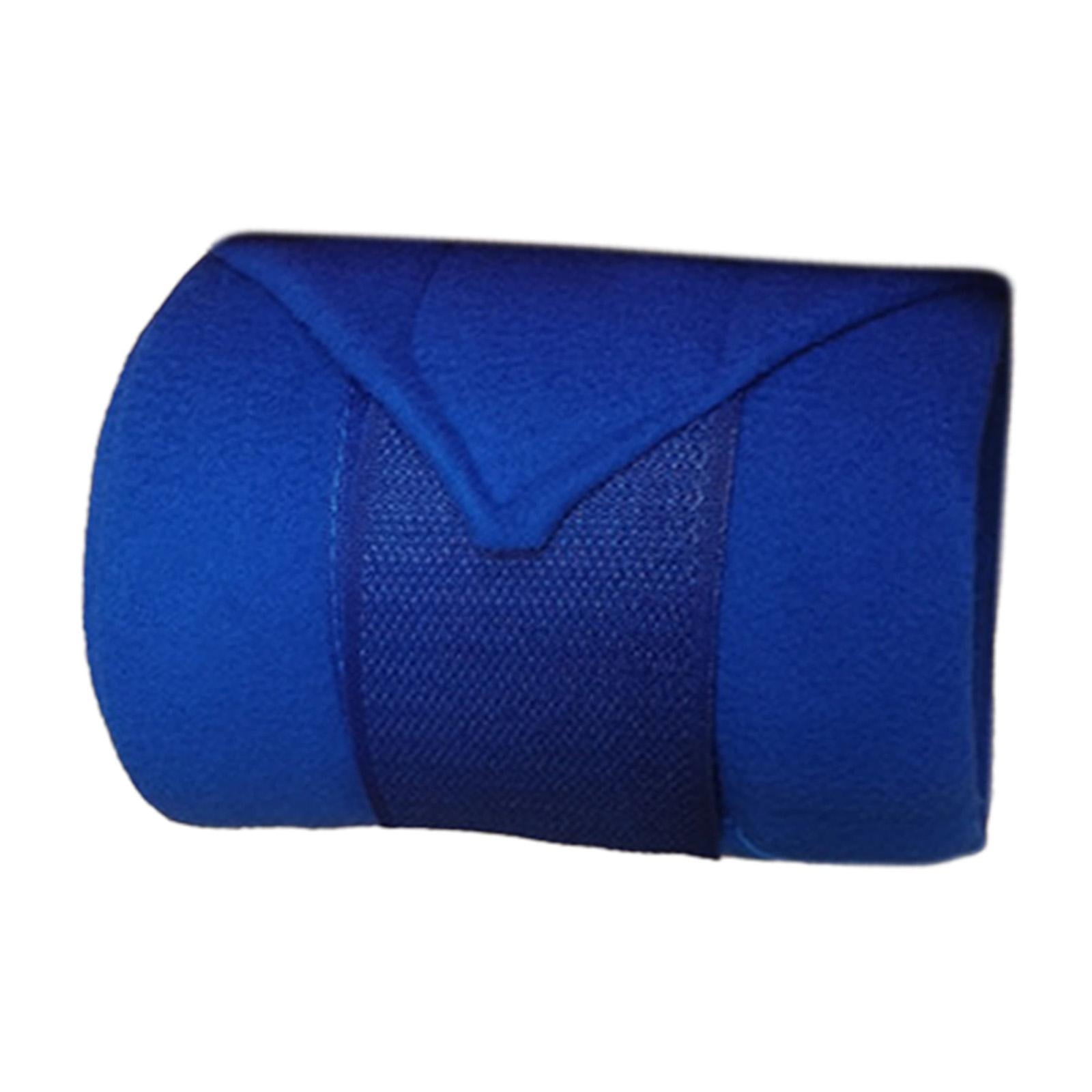 Magideal - Paquete De 4 Vendas Para Patas De Caballo, Vendajes Para Equinos, Vendajes De Protección Para Piernas Engrosados Para Accesorios De Equitación, Ganado Azul